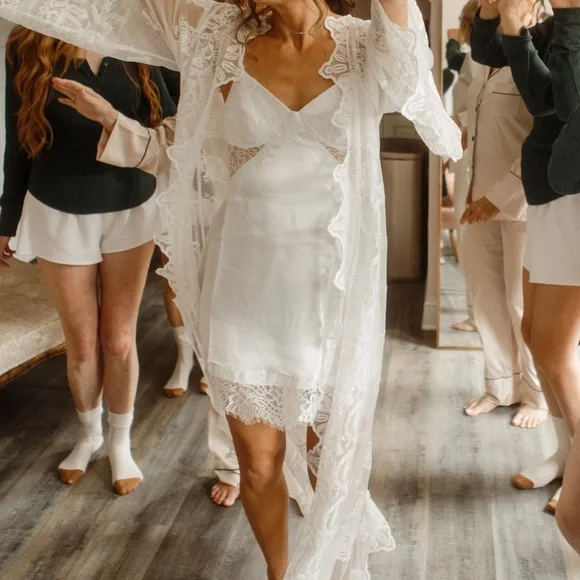 Meshki Emmett Lace Slip Dress - Picture 5 of 9